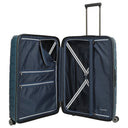Travelite Air Base - 4-Rollen-Trolley Set 3tlg.  L/M/S Vortasche (iceblue) - Ansicht 7