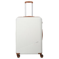Travelite Bali - 4-Rollen Trolley Set 3tlg. (weiß/cognac) - Ansicht 2