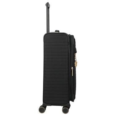 Travelite BARBARA Stepp - 4 - Rollen - Trolley M 68 cm erw. (schwarz, 68 cm) - Markenkoffer
