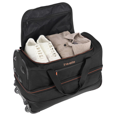 Travelite Basics - Rollenreisetasche 51/64L 55 cm erw. (black) - Ansicht 5