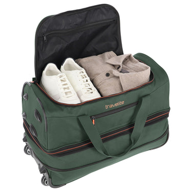 Travelite Basics - Rollenreisetasche 51/64L 55 cm erw. (dunkgrün) - Ansicht 5
