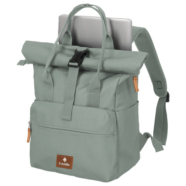 Travelite Basics Short Handle - Rolltop Rucksack (mint) - Ansicht 5