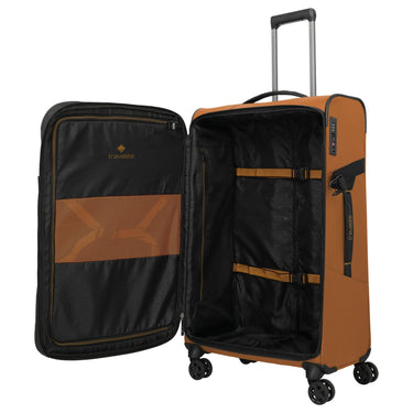 Travelite Briize - 4-Rollen-Trolley L 78 cm erw. (curry) - Ansicht 6