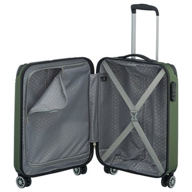 Travelite City - 4-Rollen-Kabinentrolley S 55 cm (green) - Ansicht 6