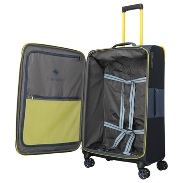 Travelite Color Craze - 4-Rollen-Trolley L 77 cm (dunkelblau) - Ansicht 6