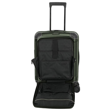 Travelite Millennium - 4-Rollen-Kabinentrolley mit Vortasche S 55 cm (pine green) - Ansicht 9