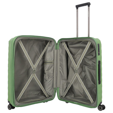 Travelite Mooby - 4-Rollen-Trolley M 66 cm erw. (grün) - Ansicht 6