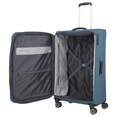 Travelite Skaii - 4-Rollen-Trolley L 78 cm erw. (panoramablau) - Ansicht 6