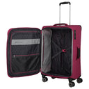 Travelite Skaii - 4-Rollen-Trolley M 67 cm erw. (abendrot) - Ansicht 6