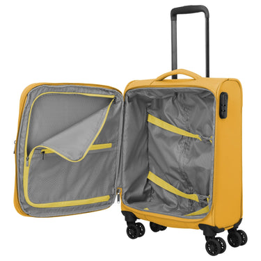 Travelite Umbria - 4-Rollen-Kabinentrolley S 55 cm erw. (golden glow) - Ansicht 6