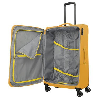 Travelite Umbria - 4-Rollen-Trolley L 77 cm erw. (golden glow) - Ansicht 7