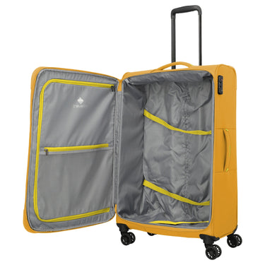 Travelite Umbria - 4-Rollen-Trolley L 77 cm erw. (golden glow) - Ansicht 8