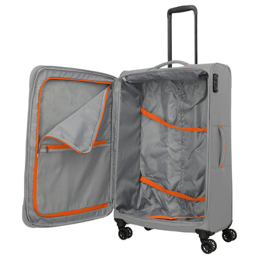 Travelite Umbria - 4-Rollen-Trolley L 77 cm erw. (smoky grey) - Ansicht 7