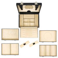 Windrose Beluga - Schmuckkoffer 26.5 cm (schwarz) - Ansicht 2