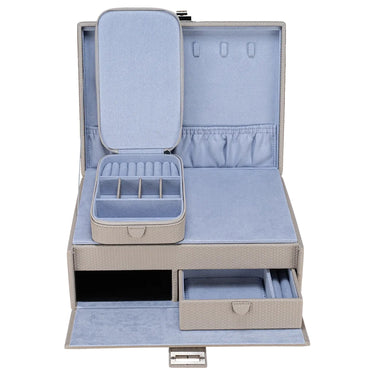 Windrose Corbello - Schmuckkoffer L 28 cm (taupe) - Ansicht 2