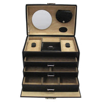 Windrose Merino - Schmuckkoffer 24.5 cm (schwarz (basic))