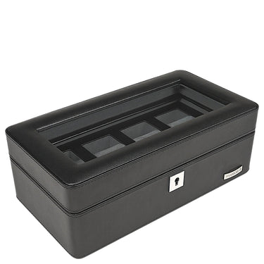 Windrose Tempora - Uhrenkoffer (für 4 Uhren) 26.5 cm (schwarz) - Ansicht 3