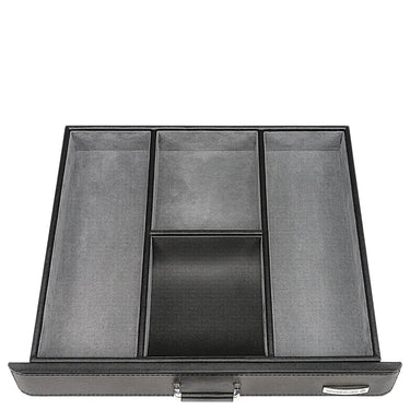 Windrose Tempora - Uhrenkoffer (für 8 Uhren) 26.5 cm (schwarz) - Ansicht 5