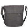 zwei Mademoiselle M90 - Shoulder Bag 28 cm (nubuk-stone)