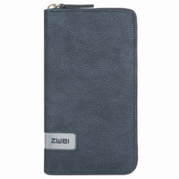 zwei Mademoiselle MW2 - Geldbörse 15cc 20 cm (nubuk-blue)